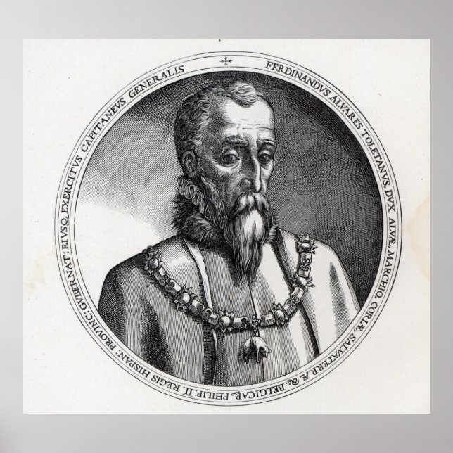 Pôster Fernando Alvarez de Toledo, 3º Duque de Alba (Frente)