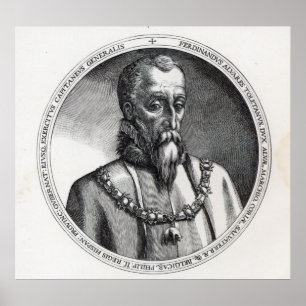 Pôster Fernando Alvarez de Toledo, ó duque de alba