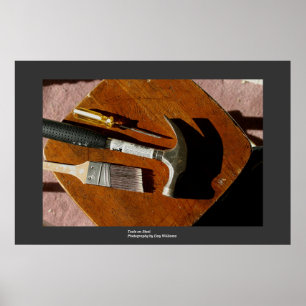 Pôster Ferramentas no tamborete