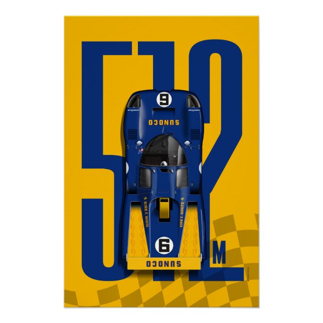 Pôster Ferrari 512M Daytona 71 Top Tribute (Frente)