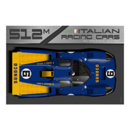 Pôster Ferrari 512M Daytona No.6