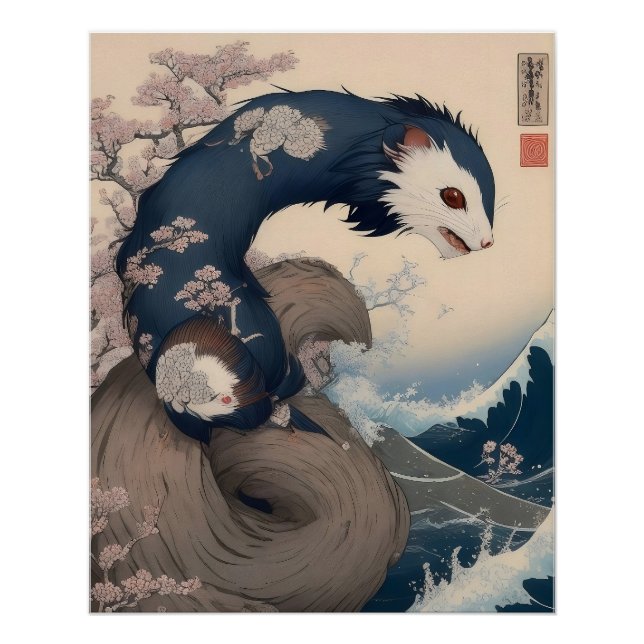 Pôster Ferret - Japan (Frente)