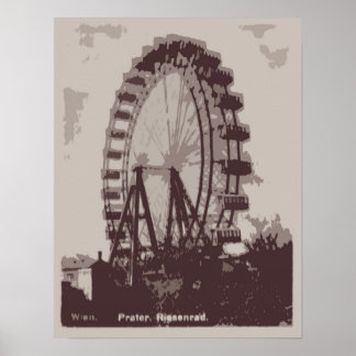 Poster Ferris Wheel, Viena 1939
