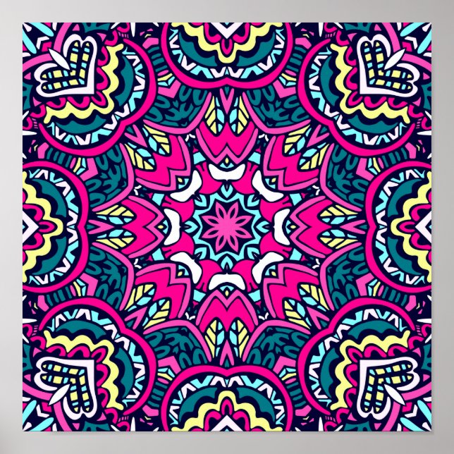 Poster Fesless Boho Mandala (Frente)