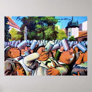 Pôster Fest alemão da fermentação