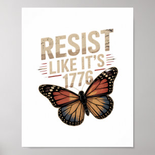 Poster Festa como os EUA É 1776 Design engraçado