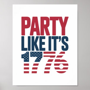 Poster Festa como se fosse uma citação viral de 1776