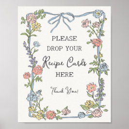 Poster Festa da Primavera no Jardim Floral Pastel Compart