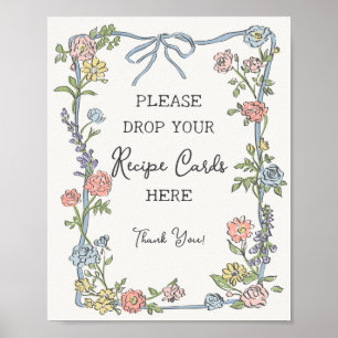 Poster Festa da Primavera Pastel Floral Compartilhe uma R