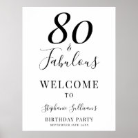 Festa de 80 Anos Incrível e Oitenta