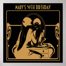 Poster festa de aniversário de 1920