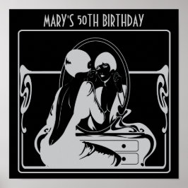 Pôster festa de aniversário de 1920