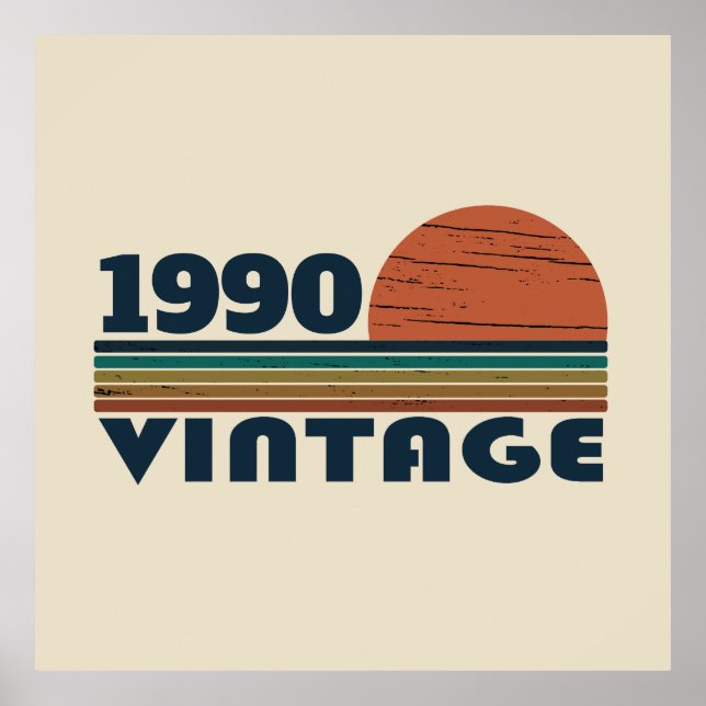 Poster Festa de aniversário de 35ª safra personalizada (Frente)