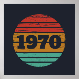 Poster Festa de aniversário de 55.a safra personalizada