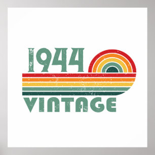 Poster Festa de aniversário de 80 de oitava safra persona