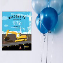 Festa de aniversário de Caminhões de Construção de