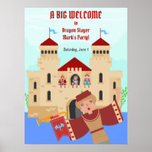 Festa de aniversário Knight Boy do Dragão