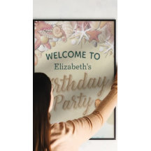 Festa de aniversário Summer Beach Starfish Sea Wel