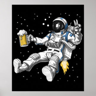 Poster Festa de Cerveja Astronauta