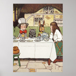 Pôster Festa de Chá Louco