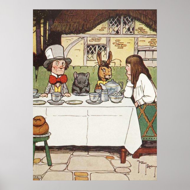 Pôster Festa de Chá Louco (Frente)