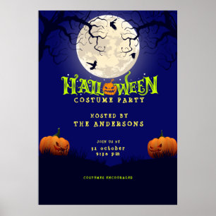 Poster Festa de Costume de Halloween