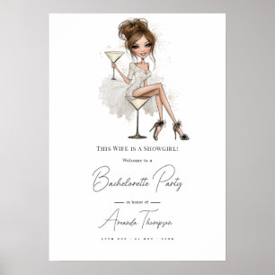 Poster Festa de Despedida de Solteira - Esta Mulher é uma