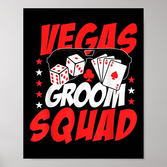 Poster Festa de Despedida de Solteiro do Groom Squad em V (Frente)