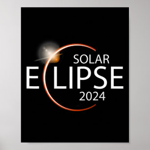 Poster Festa de Eclipse 2024 Shirt Total Solar Eclipse Pa