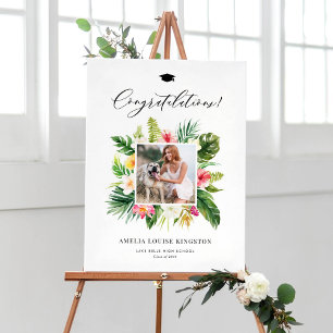 Poster Festa de formatura de Fotografias de Quadro Tropic