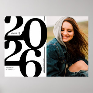 Poster Festa de formatura de fotos Bold 2025