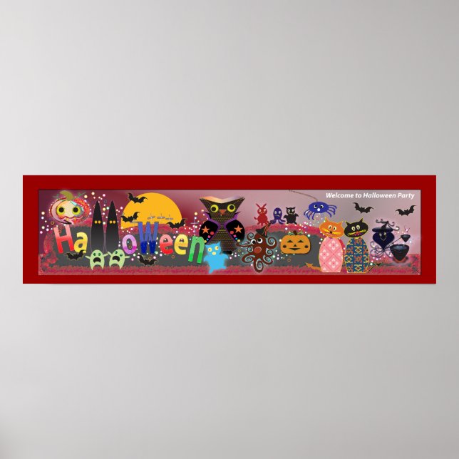 Poster Festa de Halloween (Frente)