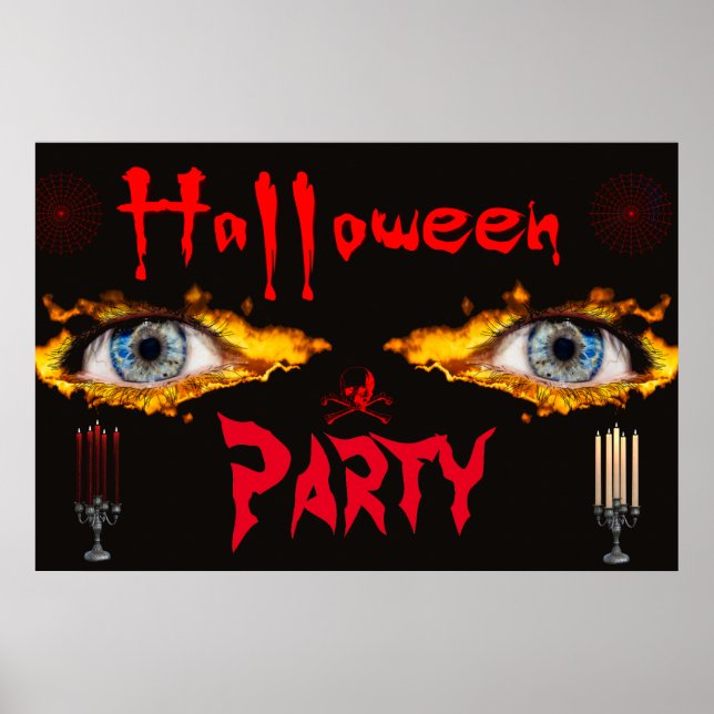 Poster Festa de Halloween (Frente)