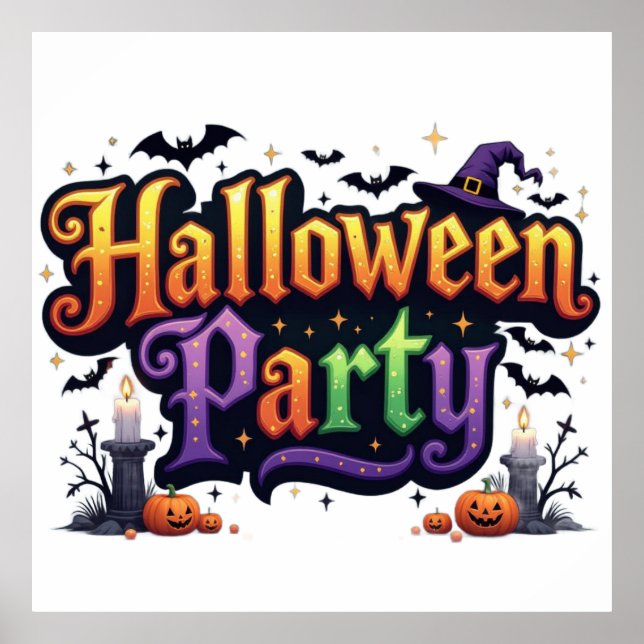 Poster Festa de Halloween (Frente)