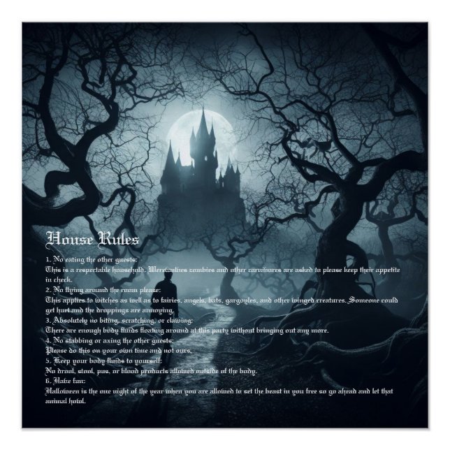 Pôster Festa de Halloween (Frente)