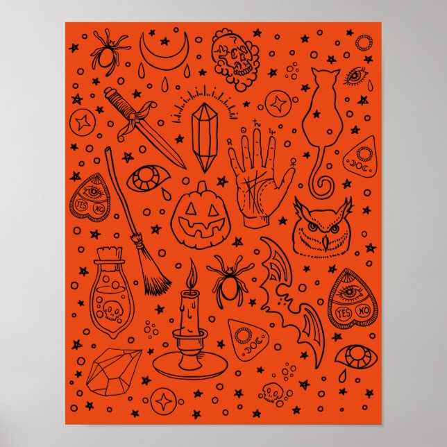 Poster Festa de Halloween (Frente)