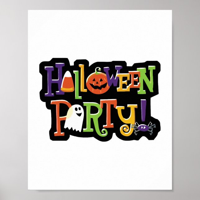 Poster Festa de Halloween (Frente)