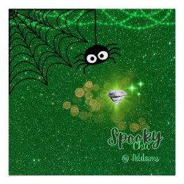 Pôster Festa de Halloween Chic Spooky