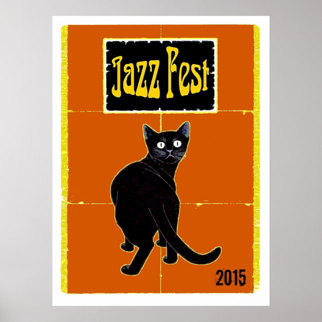 Pôster Festa de Jazz Gato Negro 2015 (Frente)