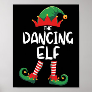 Poster Festa de Natal do Grupo Elf Matching Family