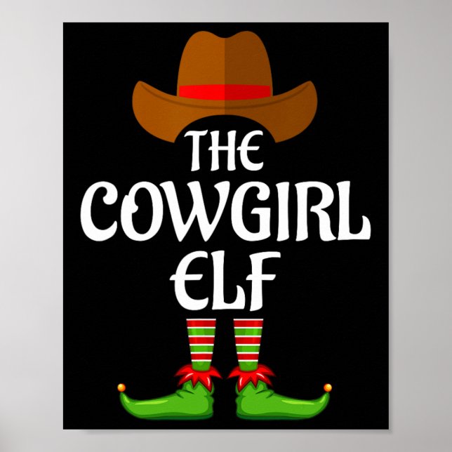 Poster Festa de Natal do Grupo Familiar de Combinação Elf (Frente)