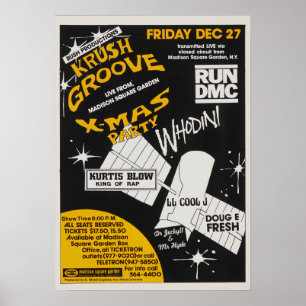 Poster Festa de Natal do Krush Groove