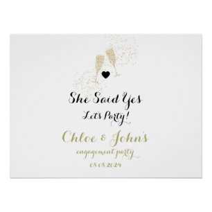 Pôster festa de noivado sinal de boas-vindas, boho sinal 