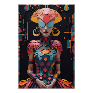 Pôster Festa de Nova Tarde de de Alice - Ken Gage Art