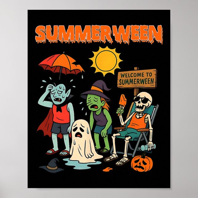 Poster Festa de praia de Summerwin Vibes 1 (Frente)