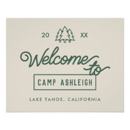 Pôster Festa de solteira Adventure Camp