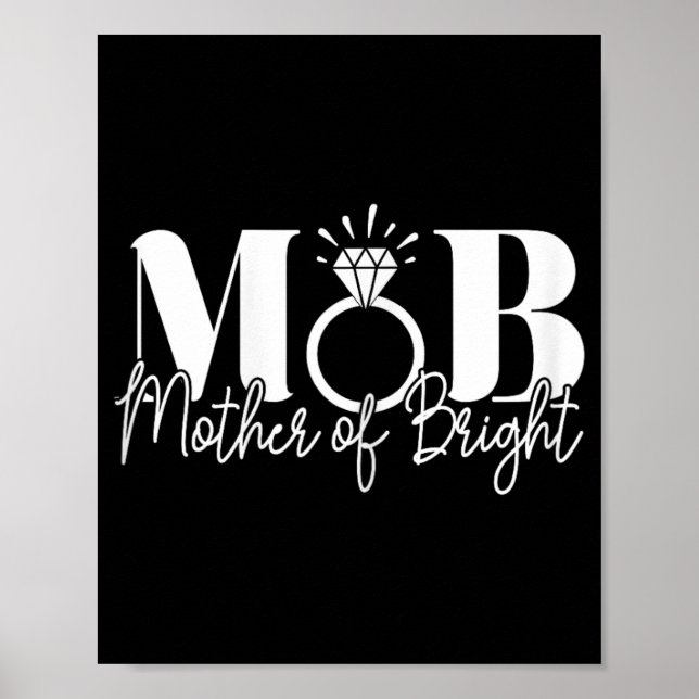 Poster Festa de solteira Casada Mãe Mãe Da Noiva (Frente)