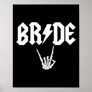 Poster Festa de solteira de Halloween Rock N Roll Gothic