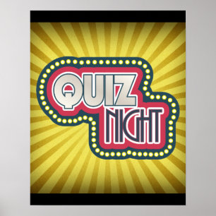 Poster Festa de Trivialidades Noturnas do Quiz