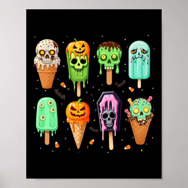 Poster Festa de Verão, Sorvete de picolé, Spookle, S. (Frente)